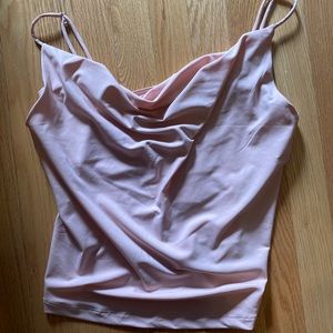 Dynamite baby pink cowl neck. Size large